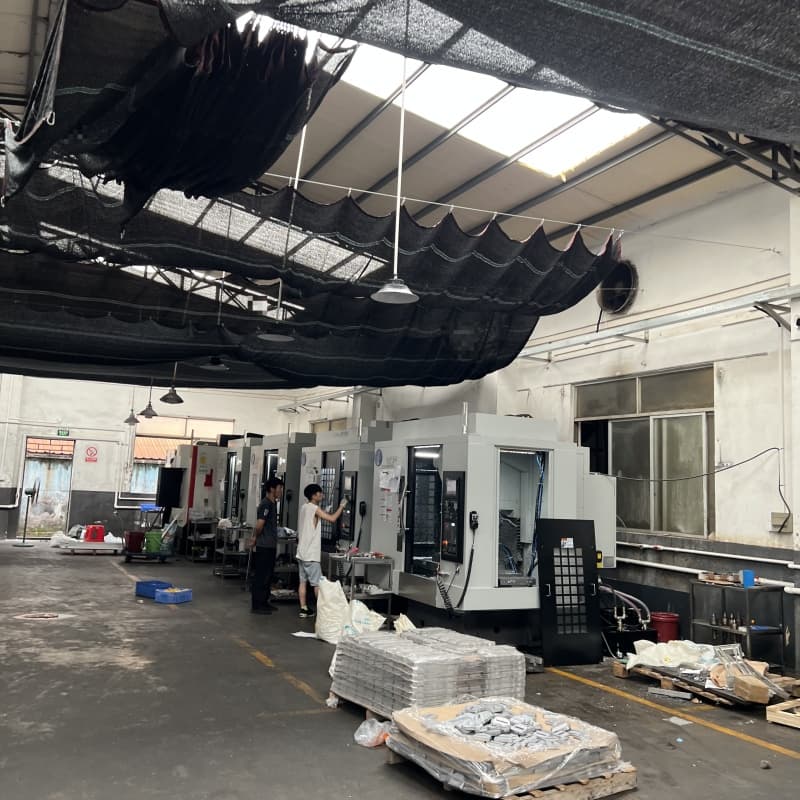 Linkup Precision CNC factory floor overview showing high-volume manufacturing capacity