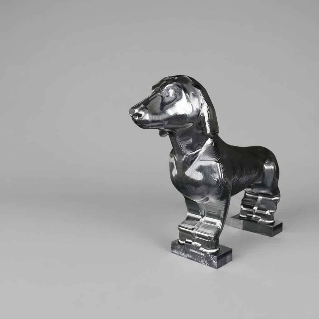 Titanium CNC component visual for lightweight robotics transition review