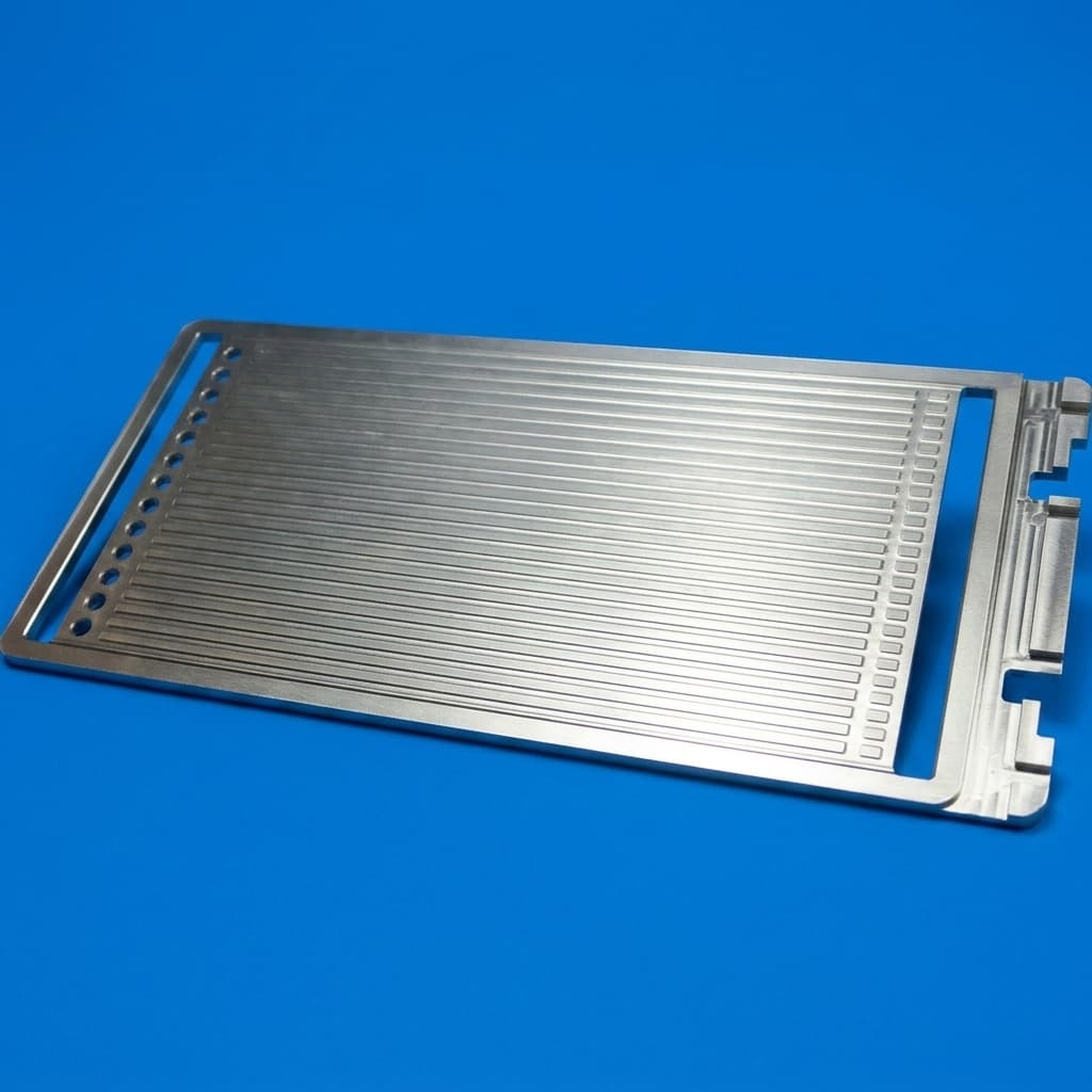 Microchannel cold plate visual for thermal hardware prototype planning